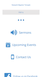 Mobile Screenshot of newarkbaptisttemple.com